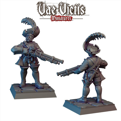 Mercenary Arquebusier – Vae Victis 3D printed tabletop miniature