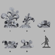 Emberfall Grove – Fantastic Plants & Rocks 3D printed scatter terrain