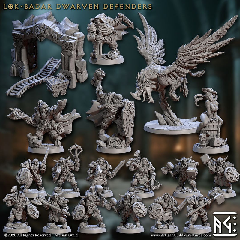Dwarven Defenders Complete Set