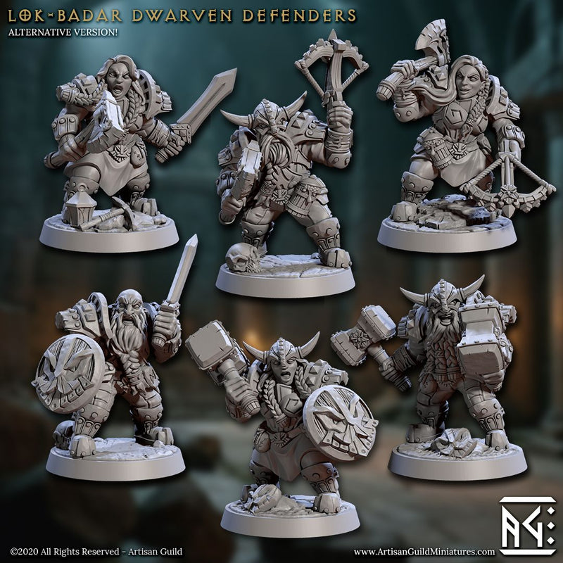 Dwarven Defenders Mini Set - Kit 2