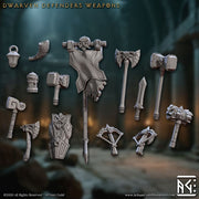Dwarven Defender Kitbash Weapons