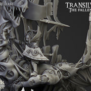 Vampire Lady on Zombie Dragon – Highlands Miniatures 3D printed tabletop miniature