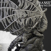 Vampire Lady on Zombie Dragon – Highlands Miniatures 3D printed tabletop miniature