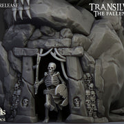 Vampire Lady on Zombie Dragon – Highlands Miniatures 3D printed tabletop miniature