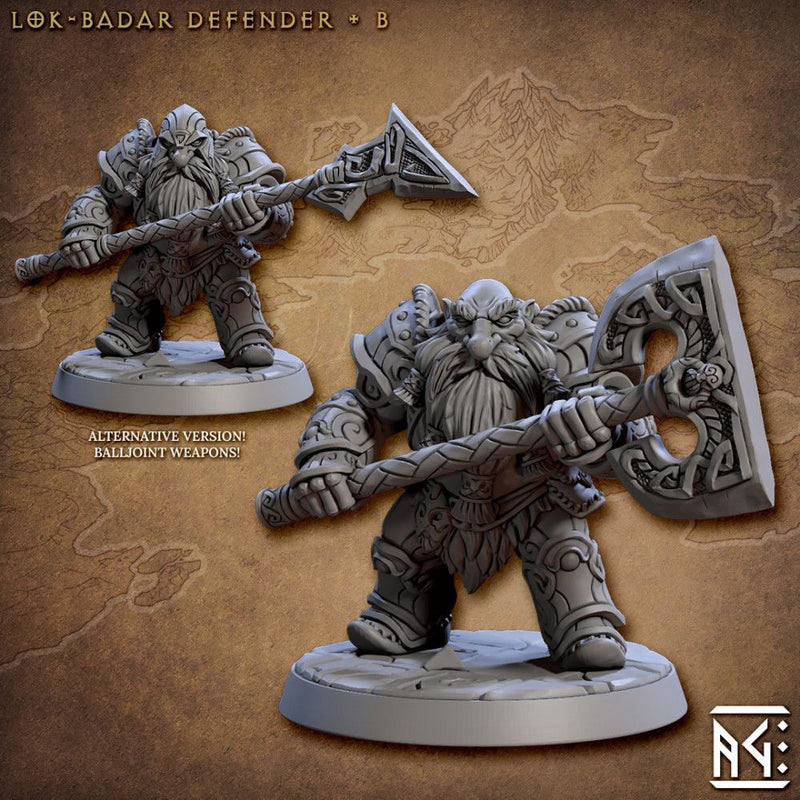 Lok-Badar Defender B – Artisan Guild 3D printed tabletop miniature