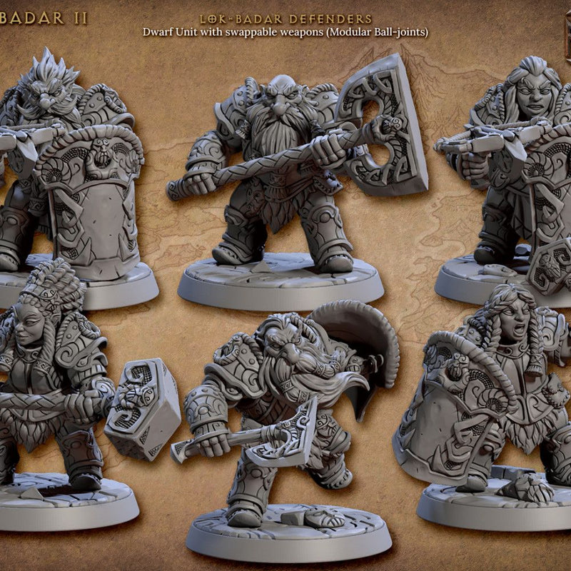 Lok-Badar Defender D – Artisan Guild 3D printed tabletop miniature
