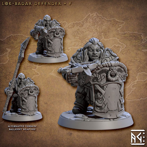 Lok-Badar Defender F – Artisan Guild 3D printed tabletop miniature