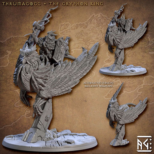Thrumagogg The Gryphon King – Artisan Guild 3D printed tabletop miniature