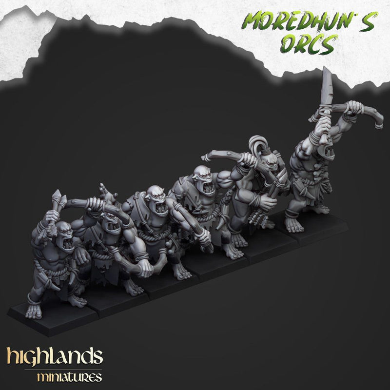 Cave Orcs – Highlands Miniatures 3D printed tabletop miniature