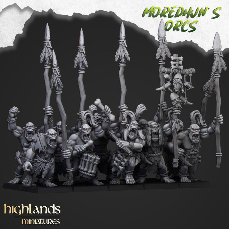Cave Orcs – Highlands Miniatures 3D printed tabletop miniature