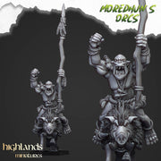 Mounted Cave Orcs – Highlands Miniatures 3D printed tabletop miniature