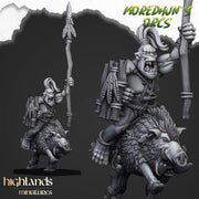 Mounted Cave Orcs – Highlands Miniatures 3D printed tabletop miniature