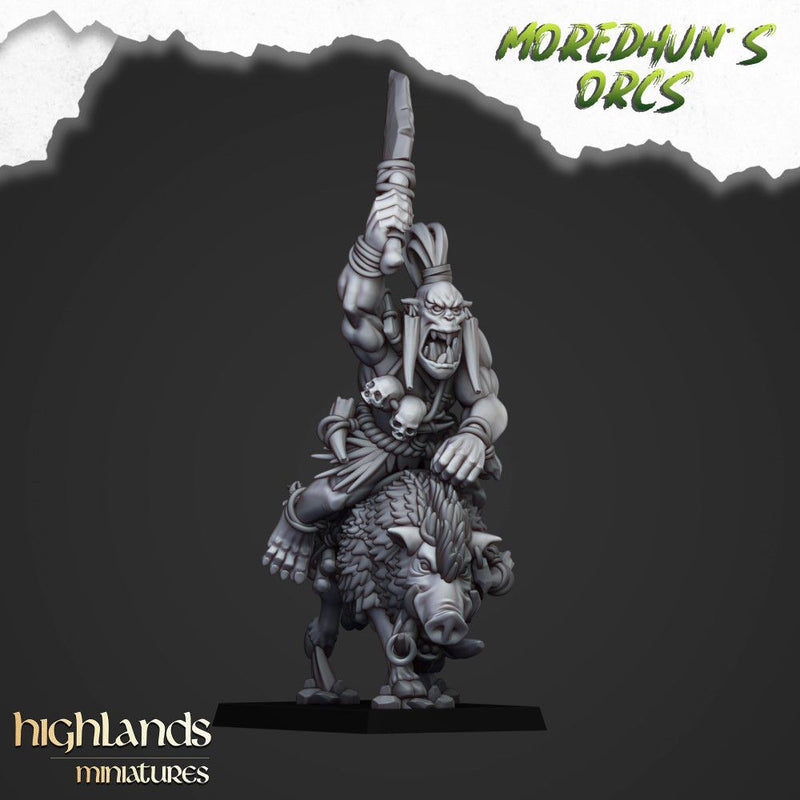Mounted Cave Orcs – Highlands Miniatures 3D printed tabletop miniature