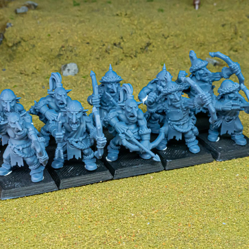 Steppe Goblin with Bows – Highlands Miniatures 3D printed tabletop miniature