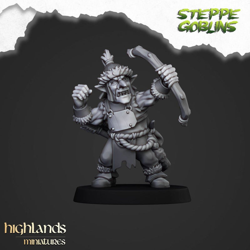 Steppe Goblin with Bows – Highlands Miniatures 3D printed tabletop miniature