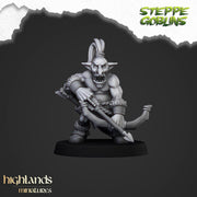 Steppe Goblin with Bows – Highlands Miniatures 3D printed tabletop miniature