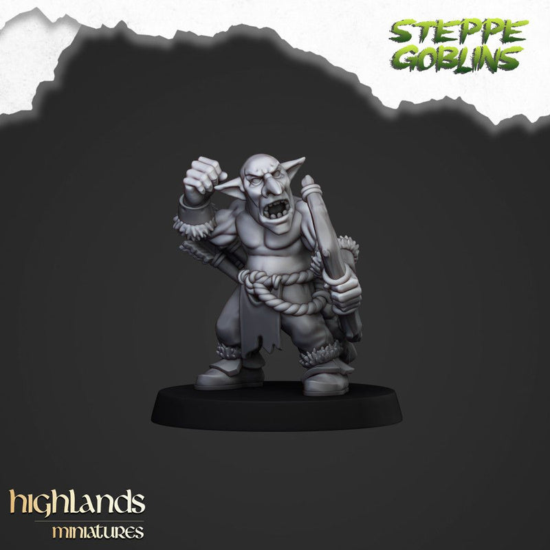 Steppe Goblin with Bows – Highlands Miniatures 3D printed tabletop miniature