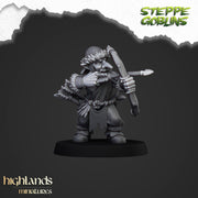 Steppe Goblin with Bows – Highlands Miniatures 3D printed tabletop miniature