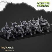 Steppe Goblin with Bows – Highlands Miniatures 3D printed tabletop miniature
