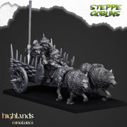 Steppe Goblin Chariot – Highlands Miniatures 3D printed tabletop miniature