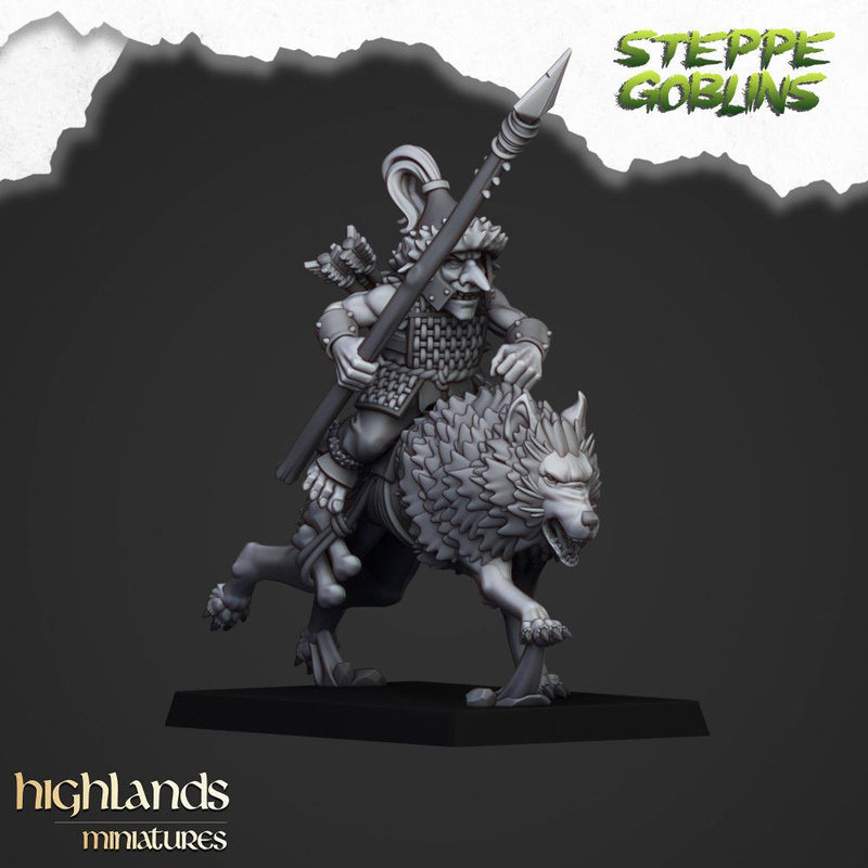 Mounted Steppe Goblins – Highlands Miniatures 3D printed tabletop miniature