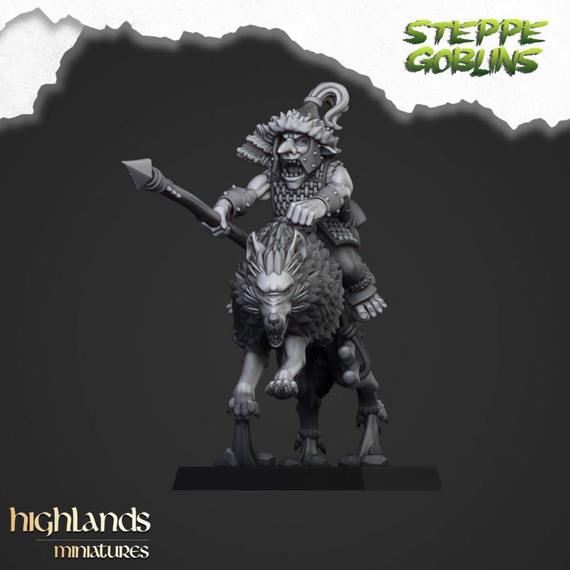 Mounted Steppe Goblins – Highlands Miniatures 3D printed tabletop miniature