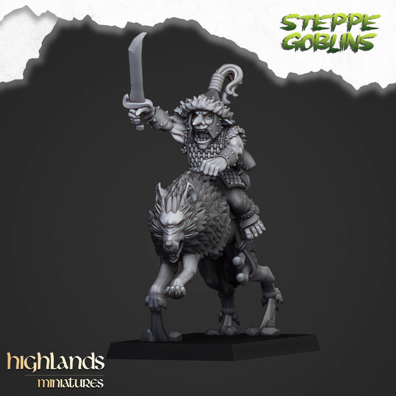 Mounted Steppe Goblins – Highlands Miniatures 3D printed tabletop miniature