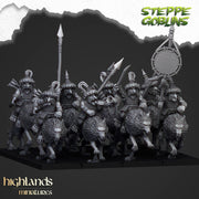 Mounted Steppe Goblins – Highlands Miniatures 3D printed tabletop miniature