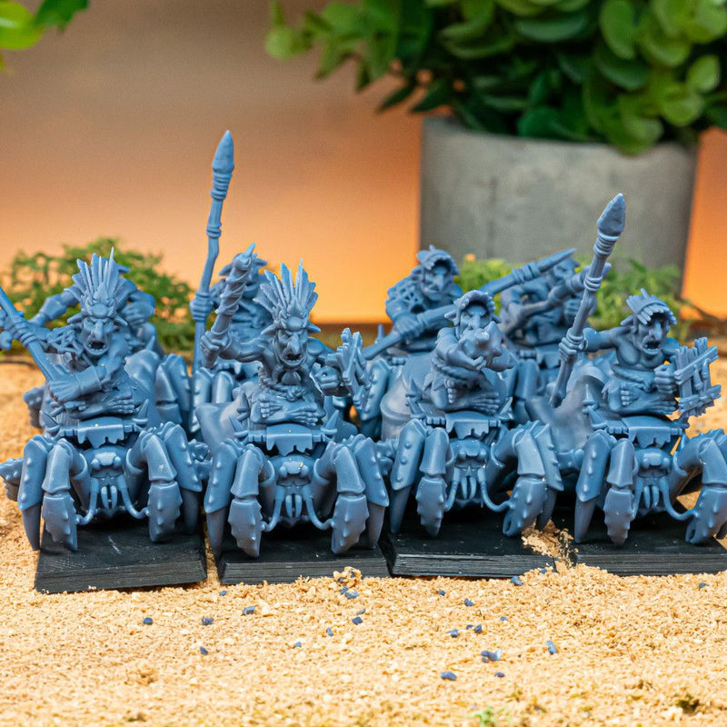 Mounted Coast Goblins – Highlands Miniatures 3D printed tabletop miniature