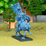 Mounted Steppe Goblin Khan on Wolf – Highlands Miniatures 3D printed tabletop miniature