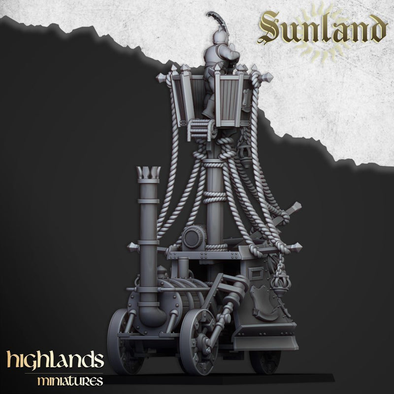 Sunland Ironclad Landship – Highlands Miniatures 3D printed tabletop miniature