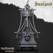 Sunland Ironclad Landship – Highlands Miniatures 3D printed tabletop miniature