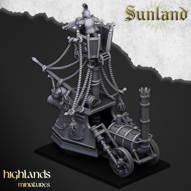 Sunland Ironclad Landship – Highlands Miniatures 3D printed tabletop miniature