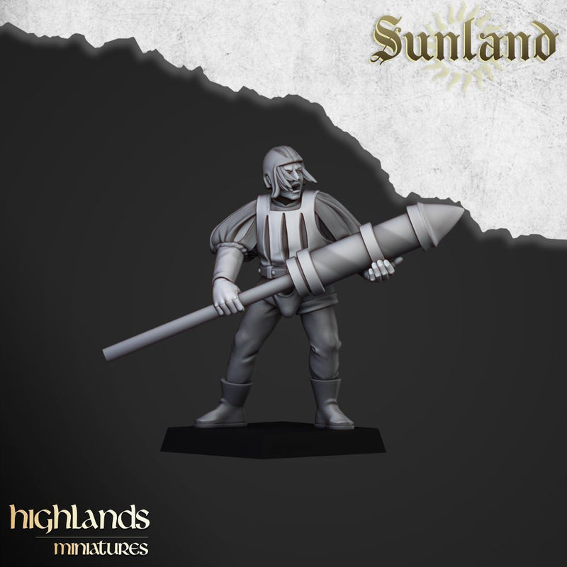 Sunland Artillery – Highlands Miniatures 3D printed tabletop miniature