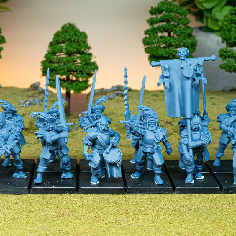Sunland Landsknechts – Highlands Miniatures 3D printed tabletop miniature