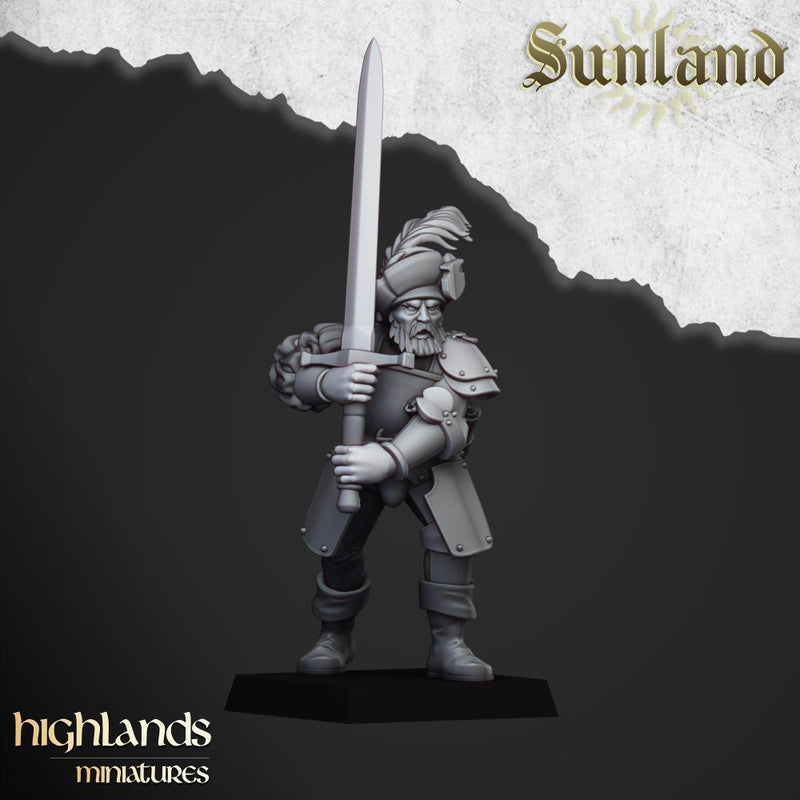 Sunland Landsknechts – Highlands Miniatures 3D printed tabletop miniature