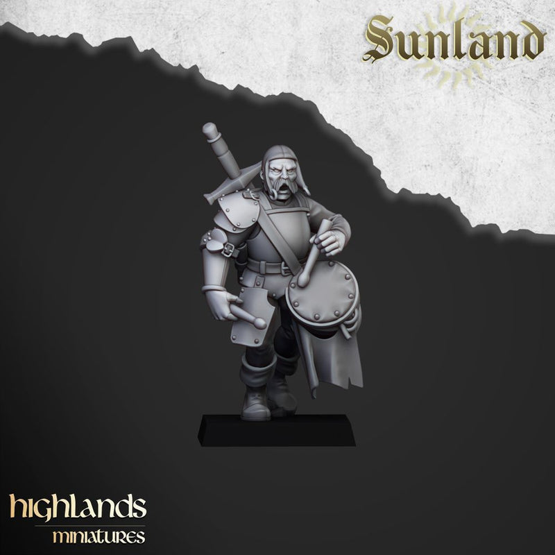 Sunland Landsknechts – Highlands Miniatures 3D printed tabletop miniature