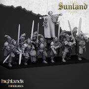 Sunland Landsknechts – Highlands Miniatures 3D printed tabletop miniature