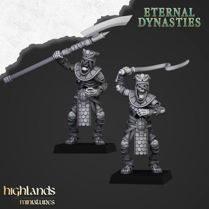 Ancient Guard Chariot Drivers – Highlands Miniatures 3D printed tabletop miniature