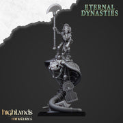Mounted Ancint Guard on Great Snakes – Highlands Miniatures 3D printed tabletop miniature
