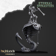 Mounted Ancint Guard on Great Snakes – Highlands Miniatures 3D printed tabletop miniature
