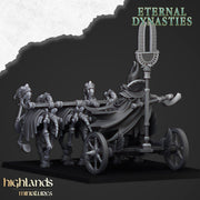 Eternal Pharoah on Chariot – Highlands Miniatures 3D printed tabletop miniature