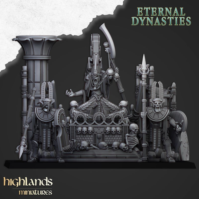 Pharaoh Funeral Ship – Highlands Miniatures 3D printed tabletop miniature