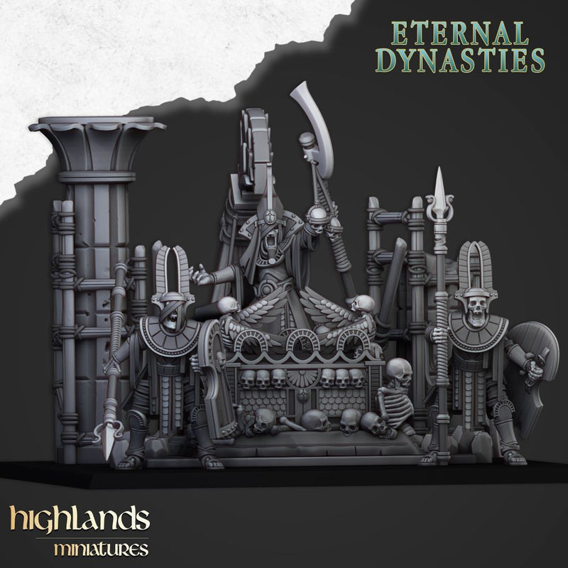 Pharaoh Funeral Ship – Highlands Miniatures 3D printed tabletop miniature