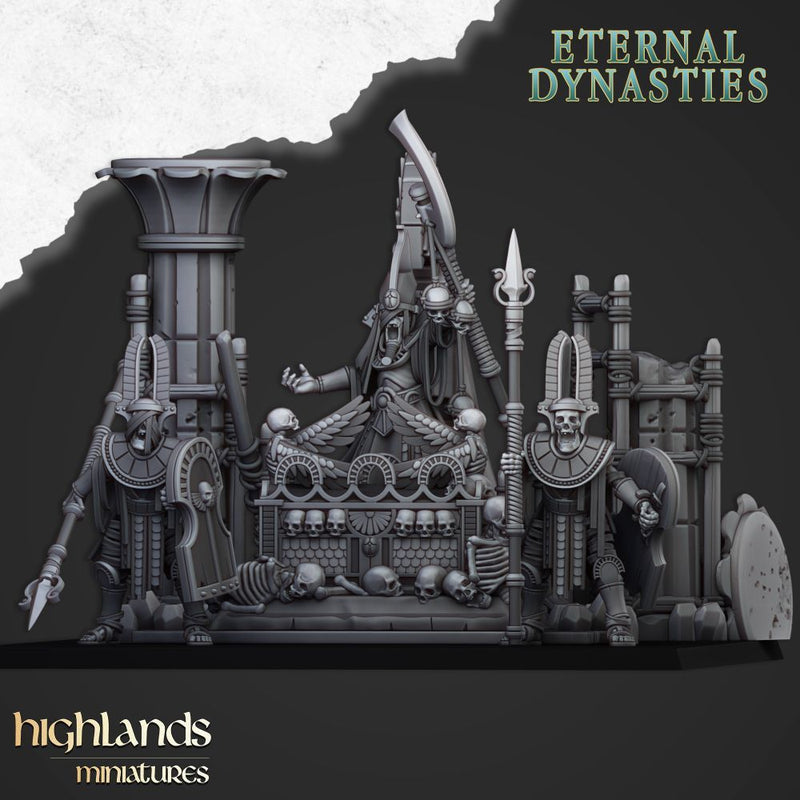 Pharaoh Funeral Ship – Highlands Miniatures 3D printed tabletop miniature