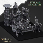 Pharaoh Funeral Ship – Highlands Miniatures 3D printed tabletop miniature