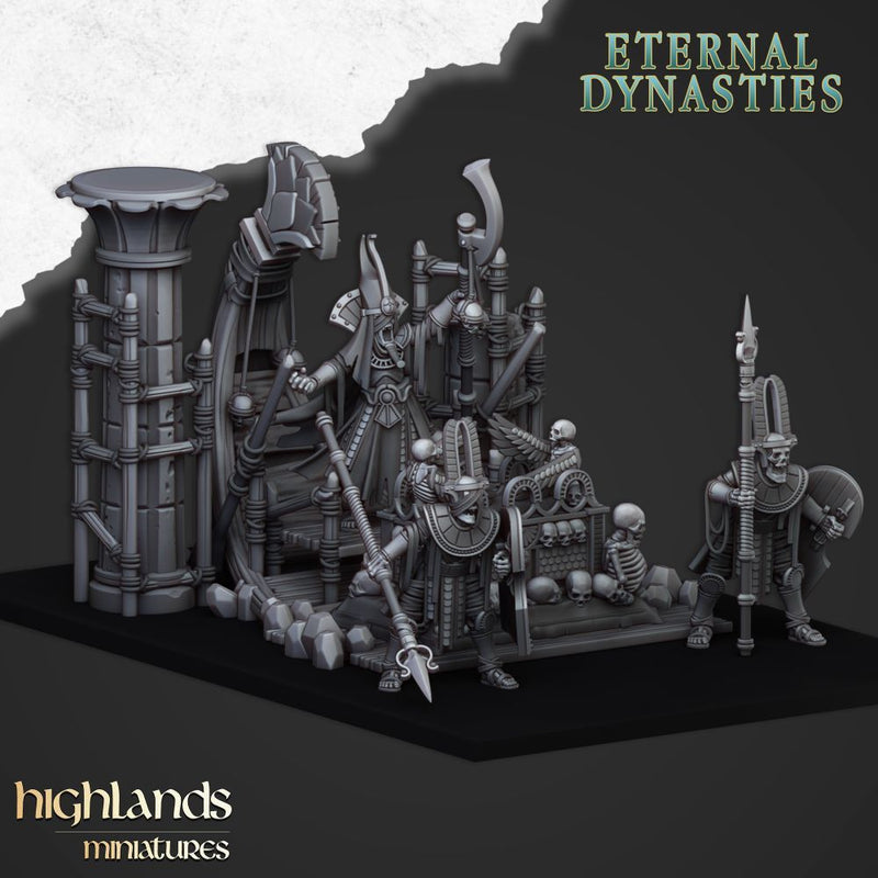 Pharaoh Funeral Ship – Highlands Miniatures 3D printed tabletop miniature