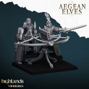 Aegean Elves Ballista – Highlands Miniatures 3D printed tabletop miniature