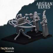 Aegean Elves Ballista – Highlands Miniatures 3D printed tabletop miniature