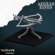 Aegean Elves Ballista – Highlands Miniatures 3D printed tabletop miniature